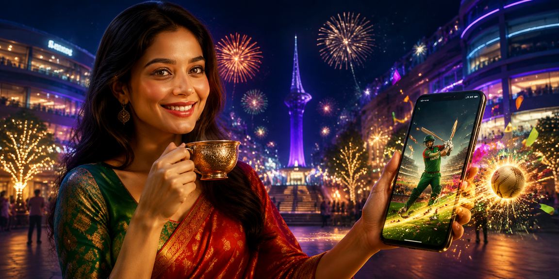 রংপুরে নিয়ন আলোয় ক্রিকেট বেটিং প্ল্যাটফর্ম ব্যবহার করছেন একজন ব্যবহারকারী