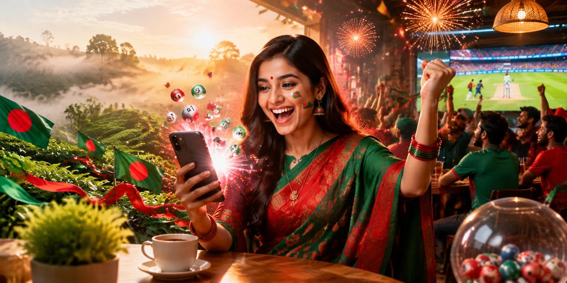 সিলেটে লাল-সবুজ পরিবেশে একজন ব্যবহারকারী দায়িত্বশীলভাবে ক্রিকেট বেটিং উপভোগ করছেন